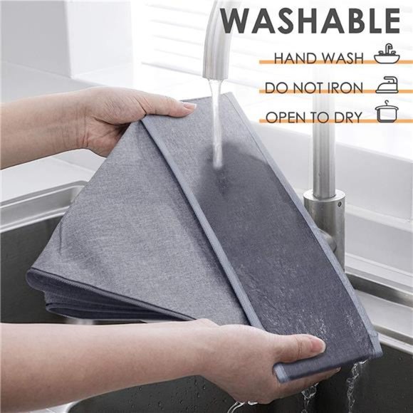 3 Pack Sock Underwear Organizer Dividers, 64 Cell Fabric Foldable Cabinet Closet - Picture 6 of 7